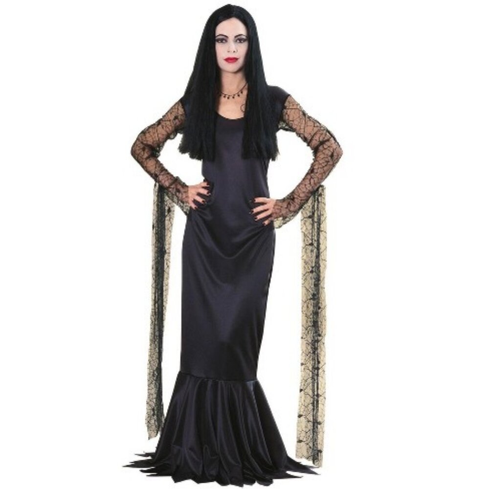 Morticia The Addams Family Dress by Rubies Vintage NWT NOS